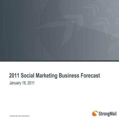 StrongMail Altimeter Social Forecast Presentation