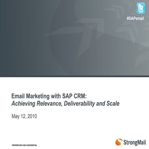 Email Marketing with SAP CRM