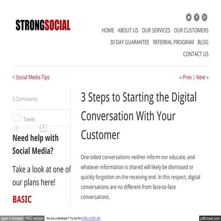 3 Steps to Starting the Digital Conversation With Your Customer