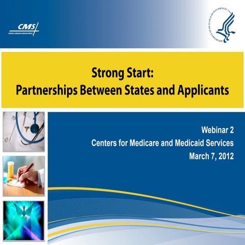 Webinar: Strong Start - Partnerships Between States and Applicants