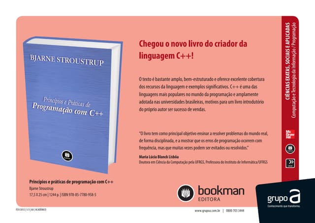 Princípios e Práticas de Programação com C++ | PDF