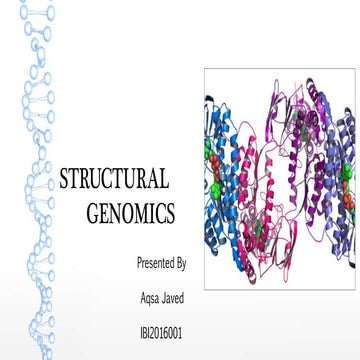 Structural Genomics