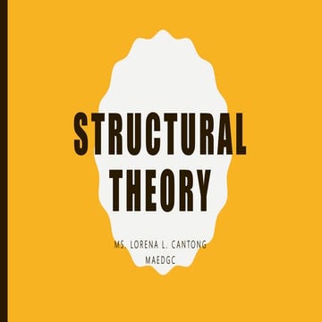 Structural Theory