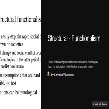Structural-Functionalism powert point pre