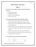 Structural analysis   1