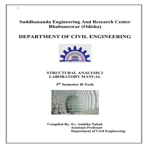 Structural analysis 2 lab manual
