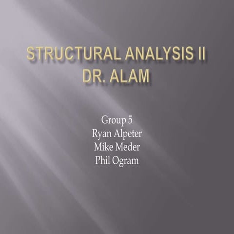 Structural Analysis I Powerpoint | PPTX