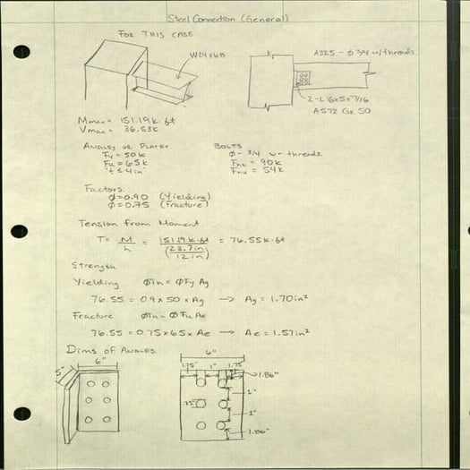 Structural calculations (conections and slab) | PDF