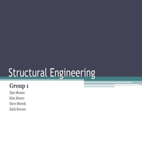 Structural Project 1 Group 1