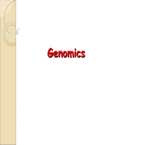 Structural genomics