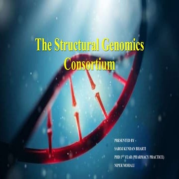 Structural genomics consortiam