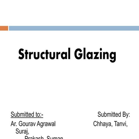 Structural glazing