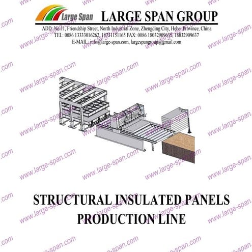 Structural insulated panel gluing pressing laminating machine