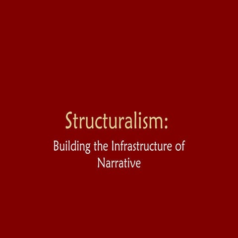 Structuralism