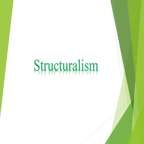Structuralism