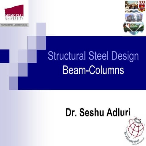 Structural steel design : beam-columns