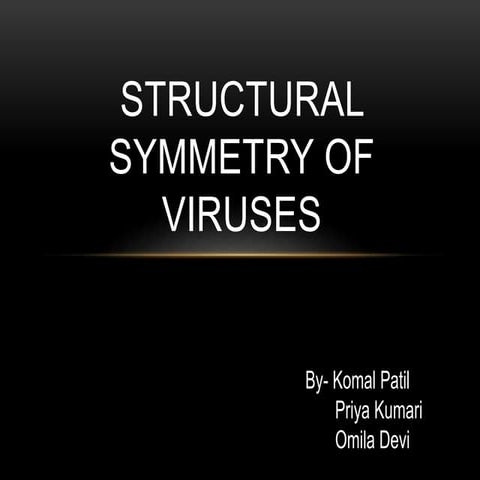 Structural symmetry of viruses