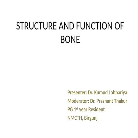 Structure and function of bone powerpoint presentation .pptx