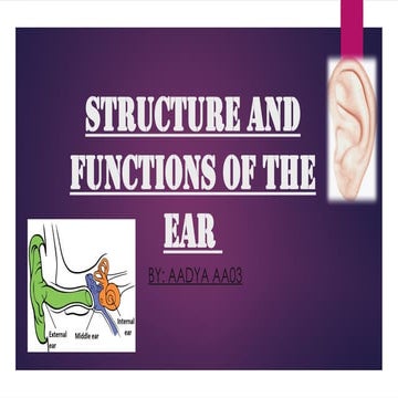 STRUCTURE AND FUNCTION OF EAR Aadya (AA03).pptx