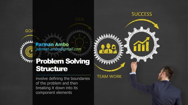 Structured problem solving process