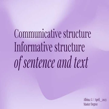 Structure informative and communicative by A.G..pptx