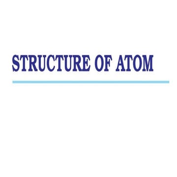 Structure of atoms .pdf