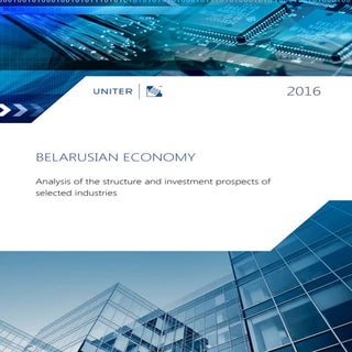 Structure of belarusian economy 2016
