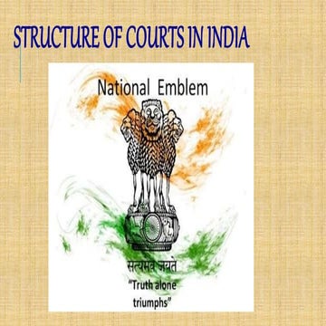 Structure of courts in india