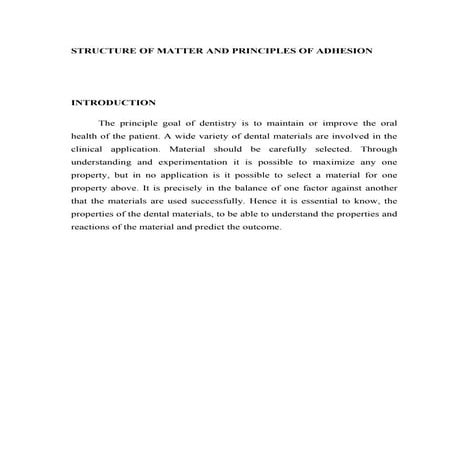 Structure of matter/certified fixed orthodontic courses by Indian dental acad...