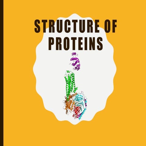 Structure of protiens and the applied aspects