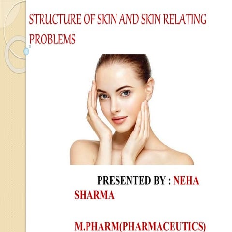 Structure of skin and skin relating problems