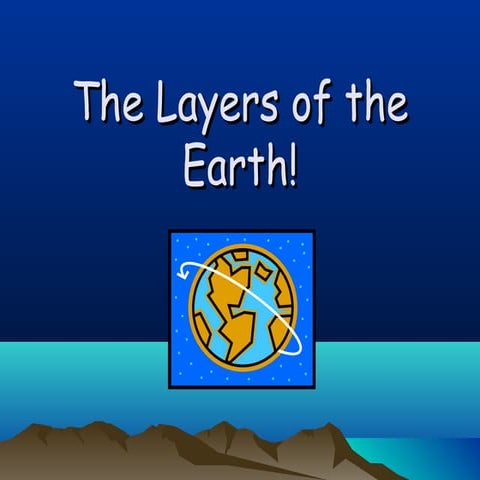 Structure of the earth