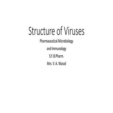 Structure of viruses