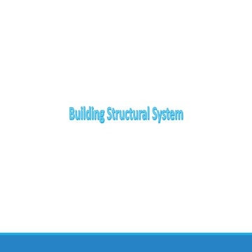 Buildings Structure system