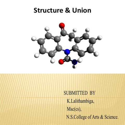 Structure & union | PPT