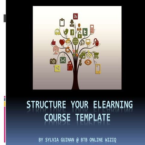 Structure your elearning course