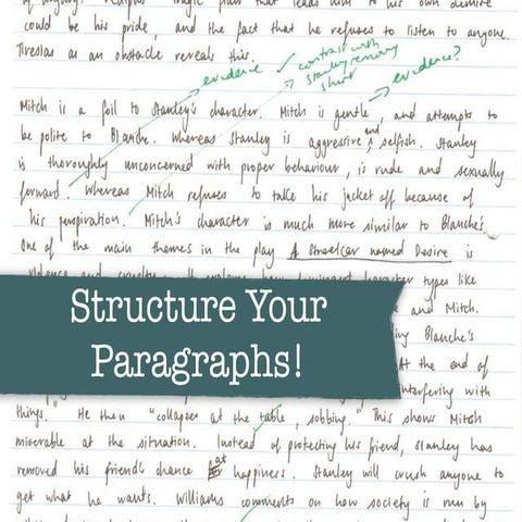 Structure Your Paragraphs, Please! | PPT