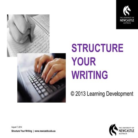 Structure your writing
