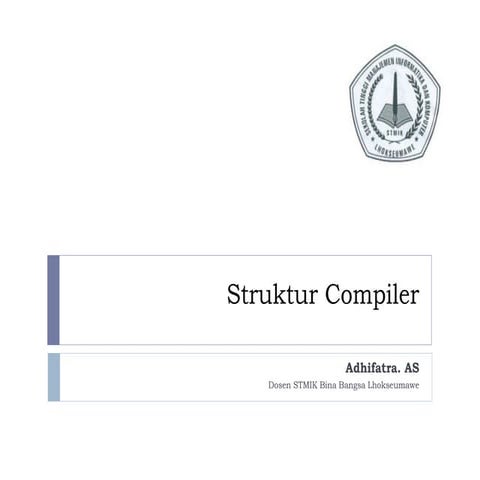 Struktur compiler session 4
