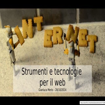Strumenti e tecnologie per il web