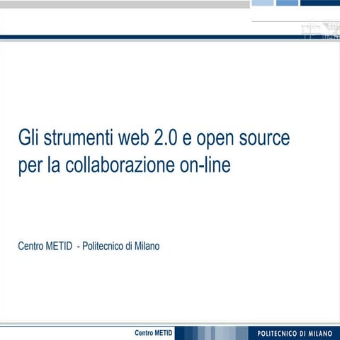 Strumenti Web2.0
