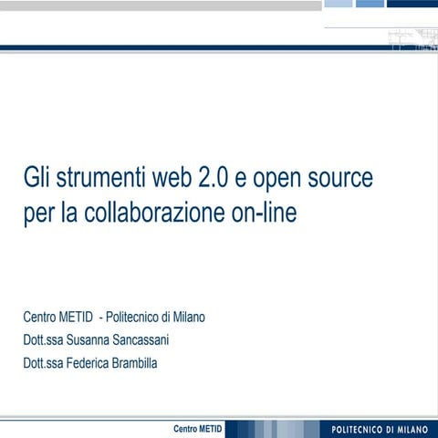 Strumenti web2.0