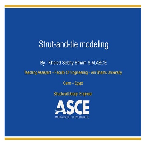 Strut and-tie modeling