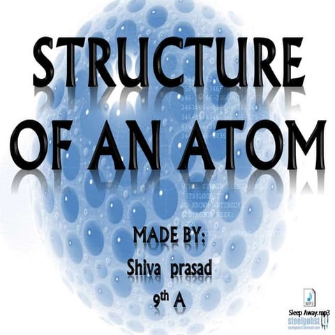 Strutcure of an atom 