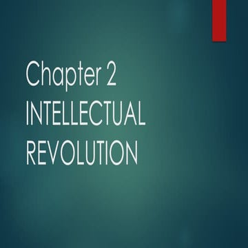Intellectual Revolutions that define Society | PPT
