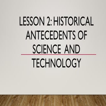 History Of Science And Technology | PDF