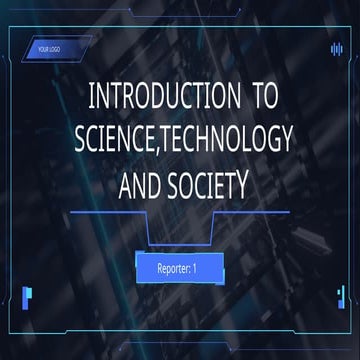 Introduction to Science, Technology and Society | PDF