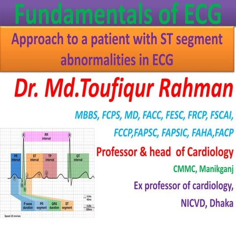 Approach to a patient with ST segment  abnormality in ECG