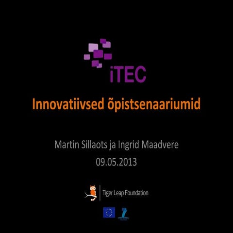 iTec innovaatilised õpistsenaariumid