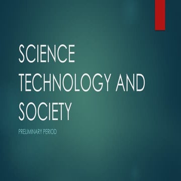 Science Technology and Society PowerPoint Presentation